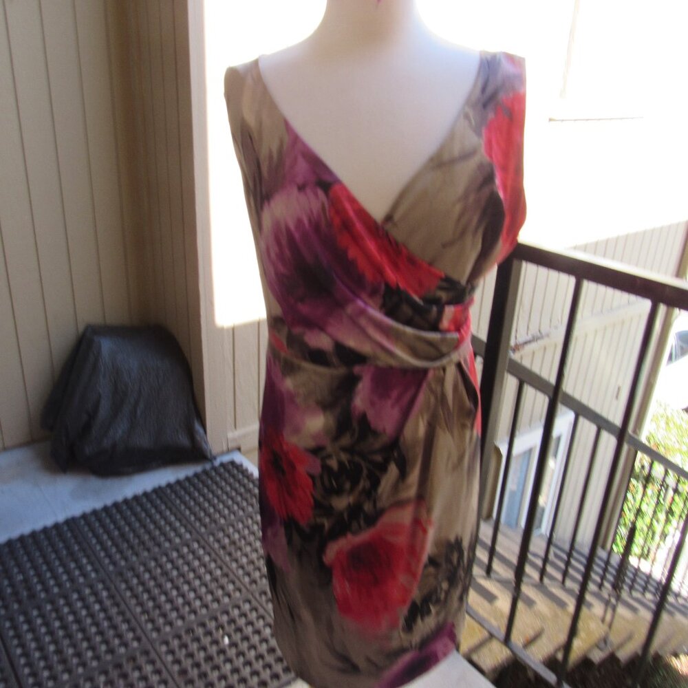#119  NEW WOMEN'S SATIN DRESS BY KALIKO (SIZE 14US / 18UK)